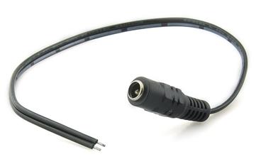 XtendLan Napájecí kabel/pigtail s jedním konektorem (jack 2,1mm samice) ke zdroji, 50cm