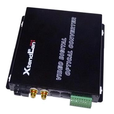 XtendLan Optický konvertor, 2x audio v HiFi kvalitě, 4x I/O, SC/APC, vysílač
