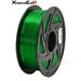 XtendLAN PETG filament 1,75mm průhledný zelený 1kg