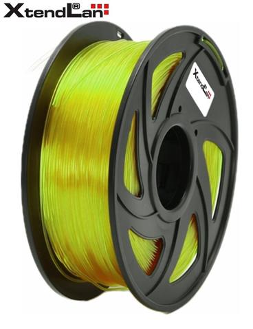 XtendLAN PETG filament 1,75mm průhledný žlutý 1kg