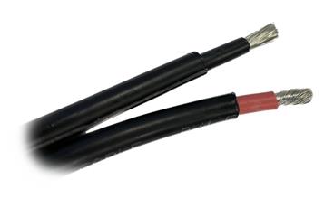 XtendLan SC6-1M-2C solární kabel 1500V/32A, 1m (průřez 2x 6mm)