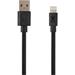 Xtorm Flat USB-A/Lightning plochý kabel 1 m černý
