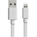 Xtorm Flat USB-A/Lightning plochý kabel 3 m bílý