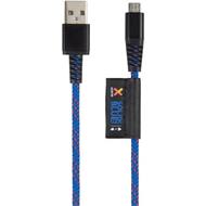 Xtorm Solid USB-A/MicroUSB pevný kabel 1 m modrý