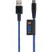 Xtorm Solid USB-A/USB-C pevný kabel 1 m modrý
