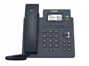 Yealink SIP-T31G SIP telefon, PoE, 2,3" 132x64 nepodsv. LCD, x SIP úč., GigE