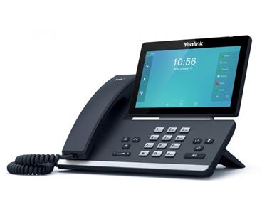 Yealink SIP-T58A IP telefon, CZ/SK dotykový displej, 16 SIP účtů, PoE, Opus HD kodek, WiFi+BT, 27 program. tlačítek, USB