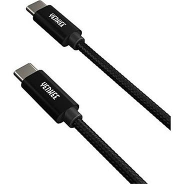 YENKEE YCU C02 BK kabel USB C-C 2.0/ 0,2m