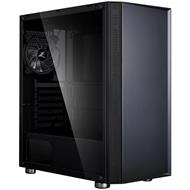 Zalman case miditower R2 black, bez zdroje, ATX, 1x 120mm RGB ventilátor, 1x USB 3.0, 2x USB 2.0, tvrzené sklo, černá