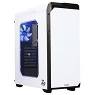 Zalman case miditower Z9 NEO, mATX/ATX, průhledný bok, USB3.0, bez zdroje, bílý