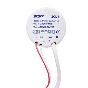 Zdroj Skoff pro LED svítidla ZOL 7 10V, 0,7A, 7W