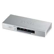 Zyxel GS1200-5HP v2, 5-port Desktop Gigabit Web Smart switch: 5x Gigabit metal, 4x PoE (802.3at, 30W)