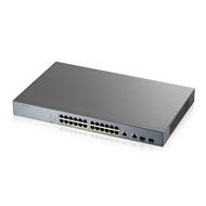 Zyxel GS1350-26HP, 26 Port managed CCTV PoE switch, long range, 375W (1 year NCC Pro pack license bundled)