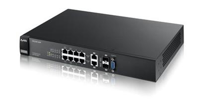 ZyXEL GS2210-8, 10-port Managed Layer2+ Gigabit Ethernet switch, 8x Gigabit metal + 2x Gigabit dual personality (RJ45/op