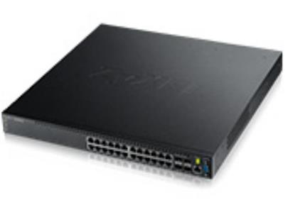 Zyxel XGS3700-24, 28-port Datacenter Gigabit switch, L2/3, 24x Gigabit metal + 4x 10G open SFP+, Full L2+ features + L3: