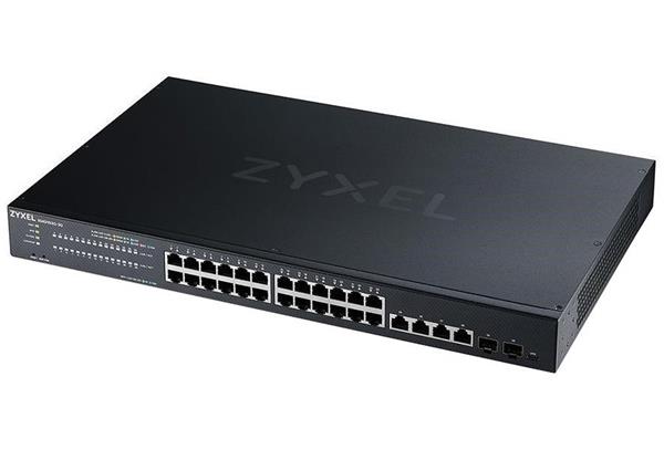 Zyxel XMG1930-30, 24-port 2.5GbE Smart Managed Layer 2 Switch with 4 10GbE and 2 SFP+ Uplink